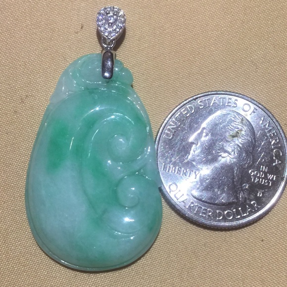 Lucky Jade Jewelry Real Jade Pendant Poshmark